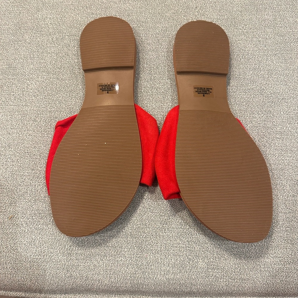 Corkys Red Slide Sandals- NWOT 9 - Picture 4 of 8